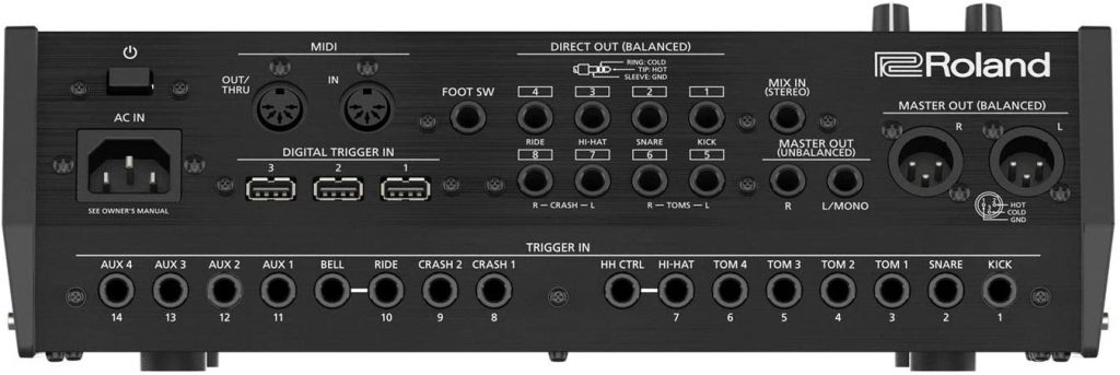 Connexion du module Roland td 50