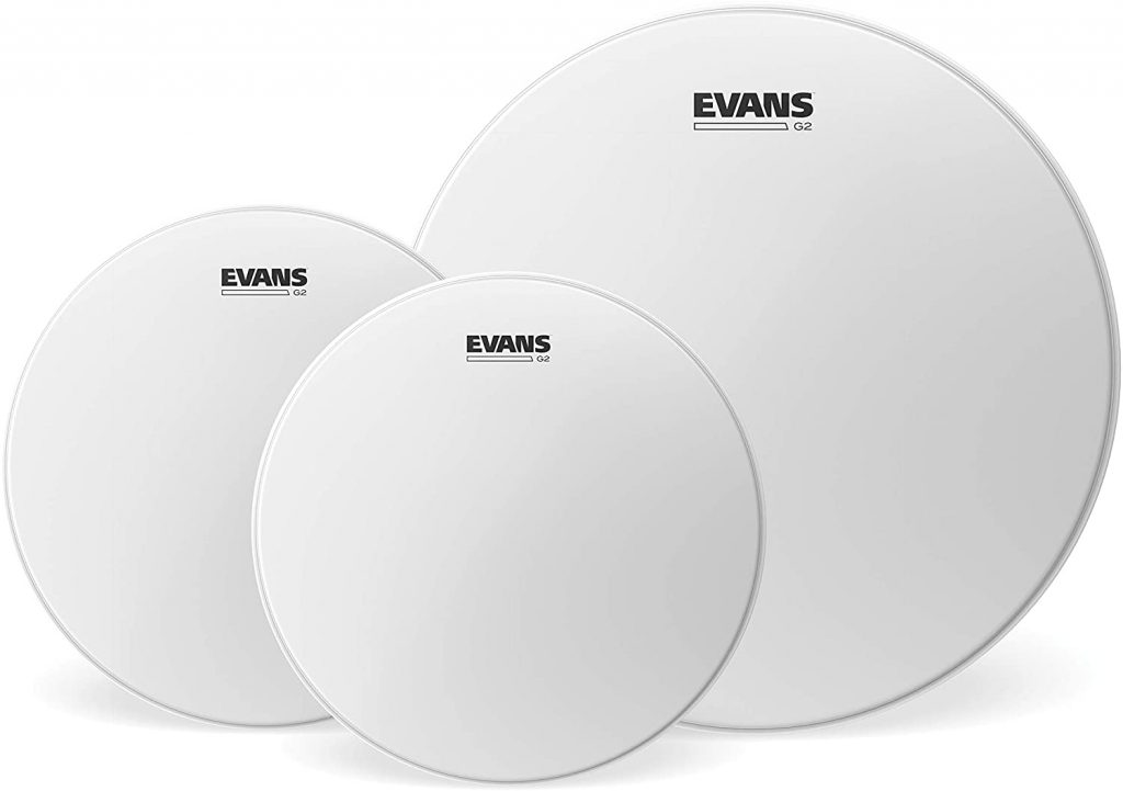 Evans ETP-G2CTD-S, Lot de 3 Têtes Sablées