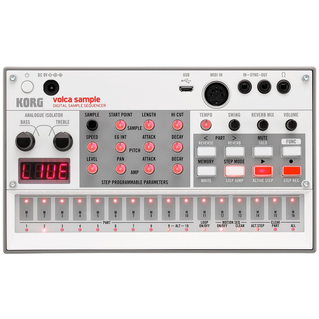 KORG VOLCA SAMPLE 2 meilleures boîtes à rythmes