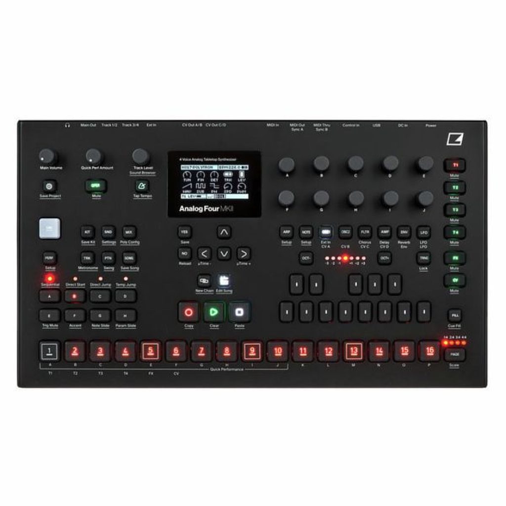 Elektron Analog Four MkII face