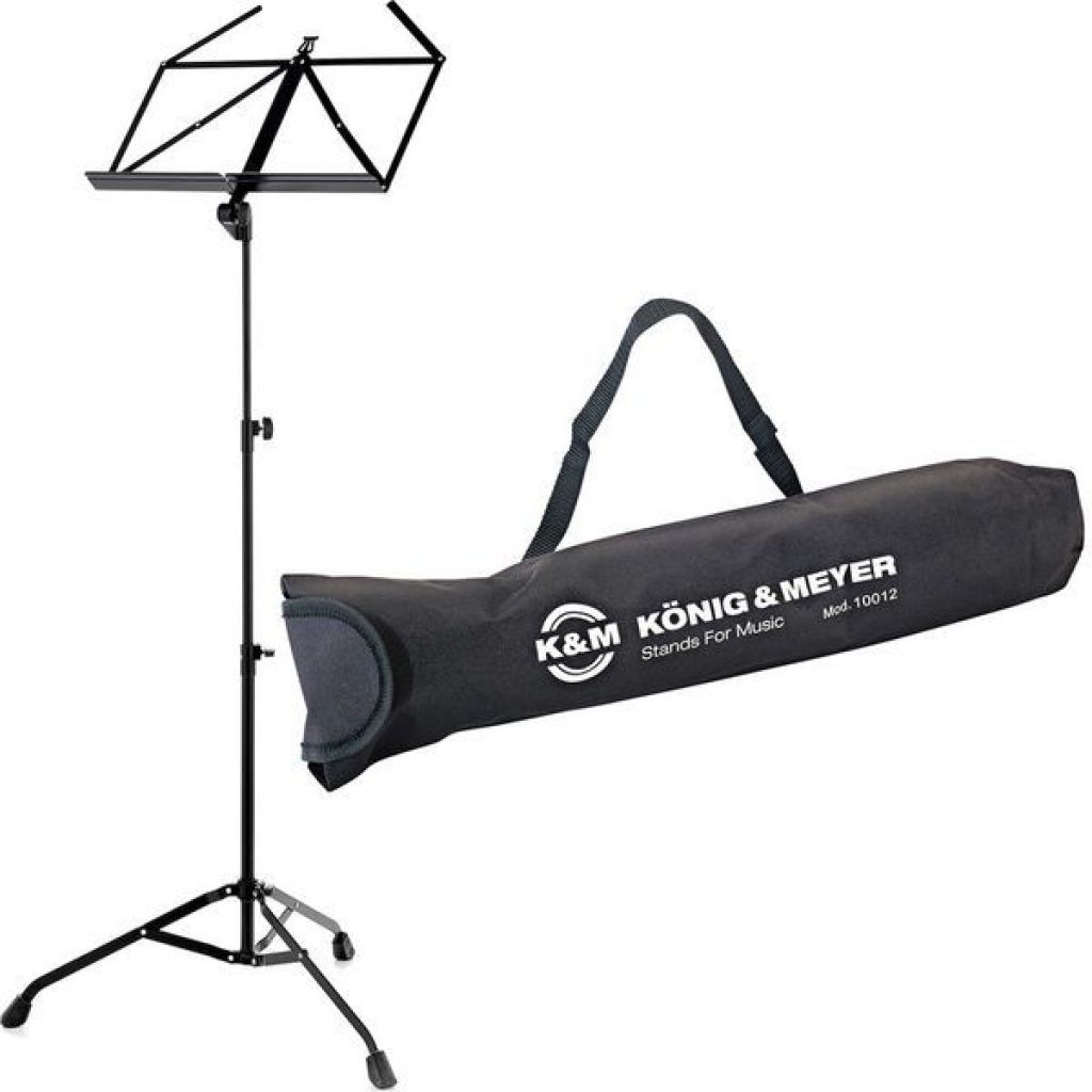 KM 107 Music Stand Black Set