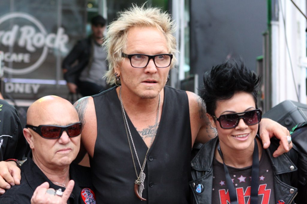 Angry Anderson Matt Sorum and Sarah McLeod