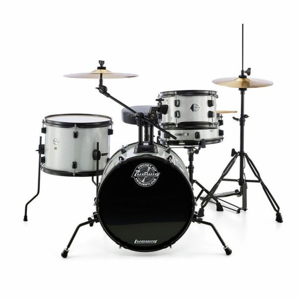 Ludwig Pocket Kit Silver Sparkle